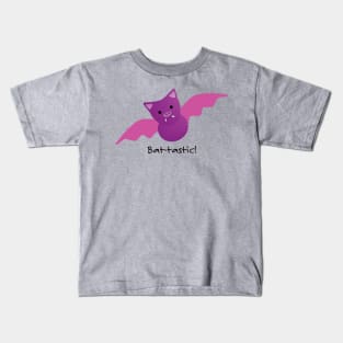 Battastic Cute Pink Bat Kids T-Shirt